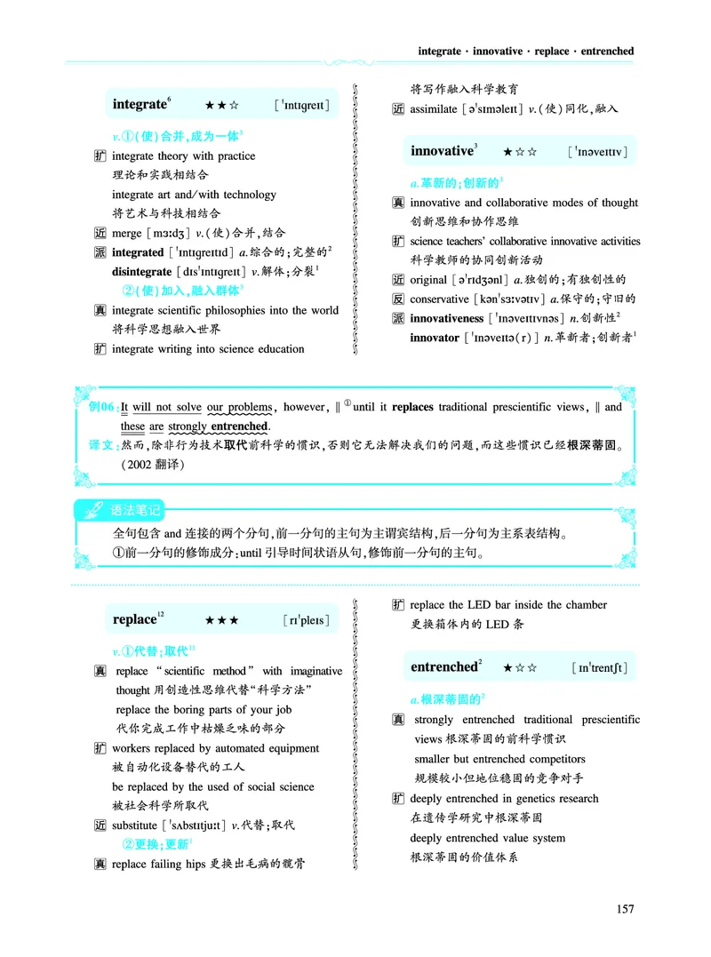 第二部分科学技术（第二板块核心词）_考研英语真题_考研英语（一）历年真题_单词资料_英语一黄皮书词汇电子版（语境例句版）