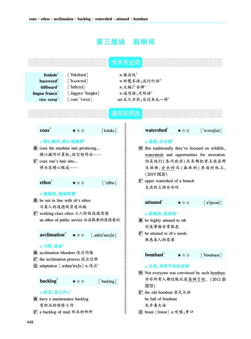 第五部分文化教育（第三板块超纲词）_考研英语真题_考研英语（二）历年真题_单词资料_英语二黄皮书词汇电子版（语境例句版）