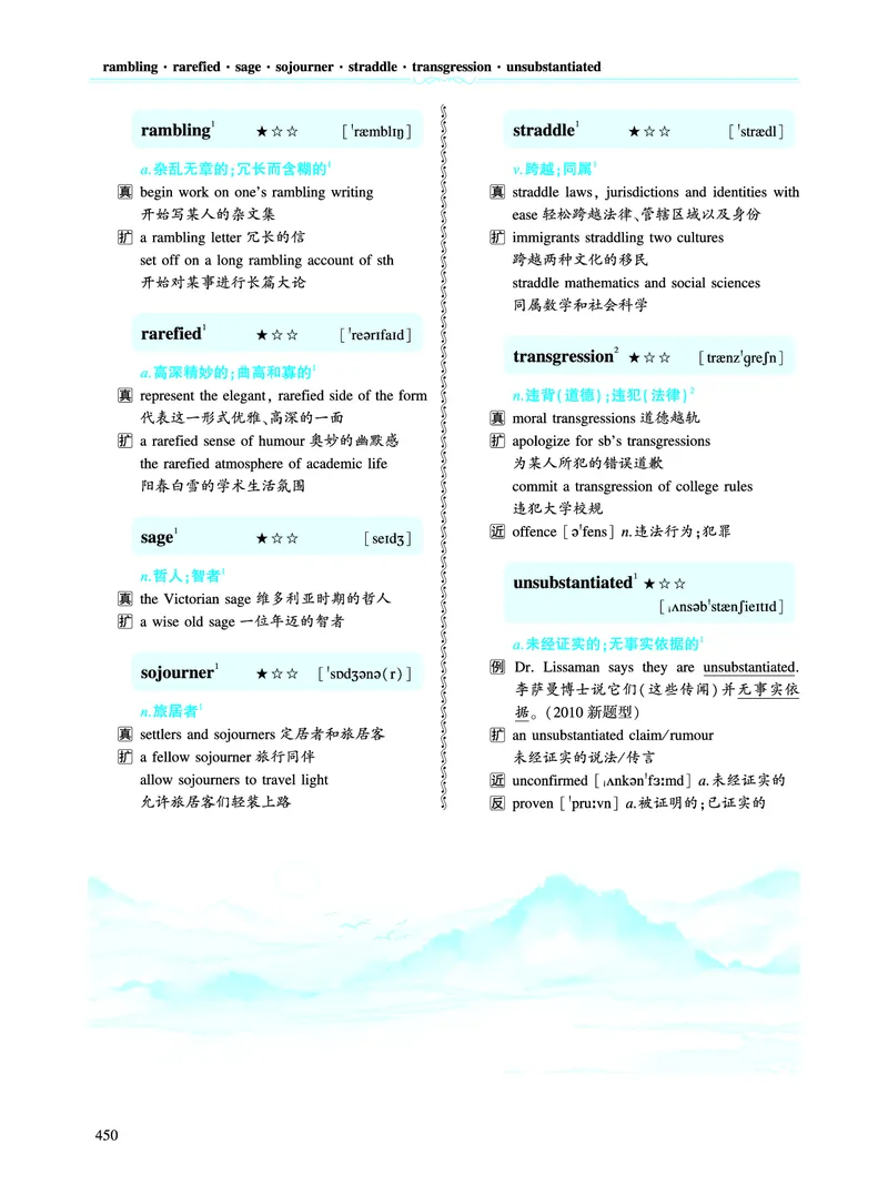 第五部分文化教育（第三板块超纲词）_考研英语真题_考研英语（二）历年真题_单词资料_英语二黄皮书词汇电子版（语境例句版）