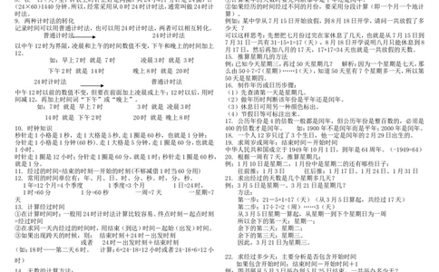 新版三下概念整理稿_三年级上下册资料_小学三年级学习资料-25年更新版_3-04、小学三年级数学下册_3-4-1、复习、知识点、归纳汇总_苏教版