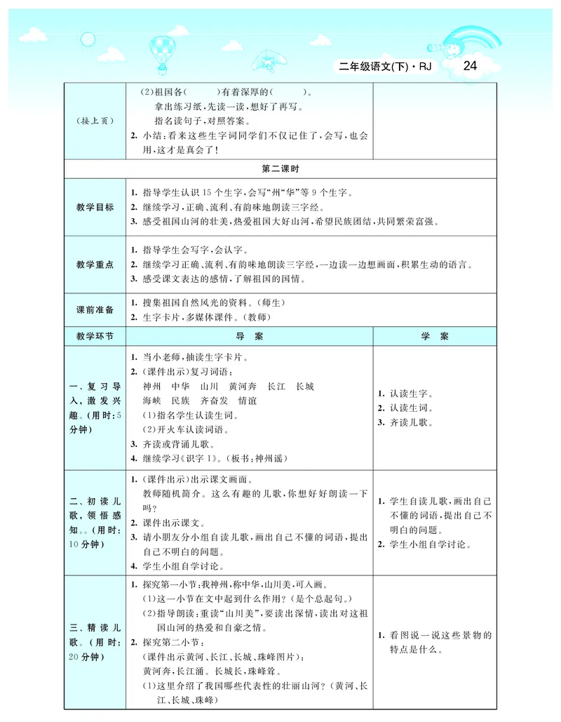 智慧树语文2年级下（RJ）_二年级上下册资料_小学二年级学习资料-25年更新版_2-02、小学二年级语文下册_2-2-3、课件、讲义、教案