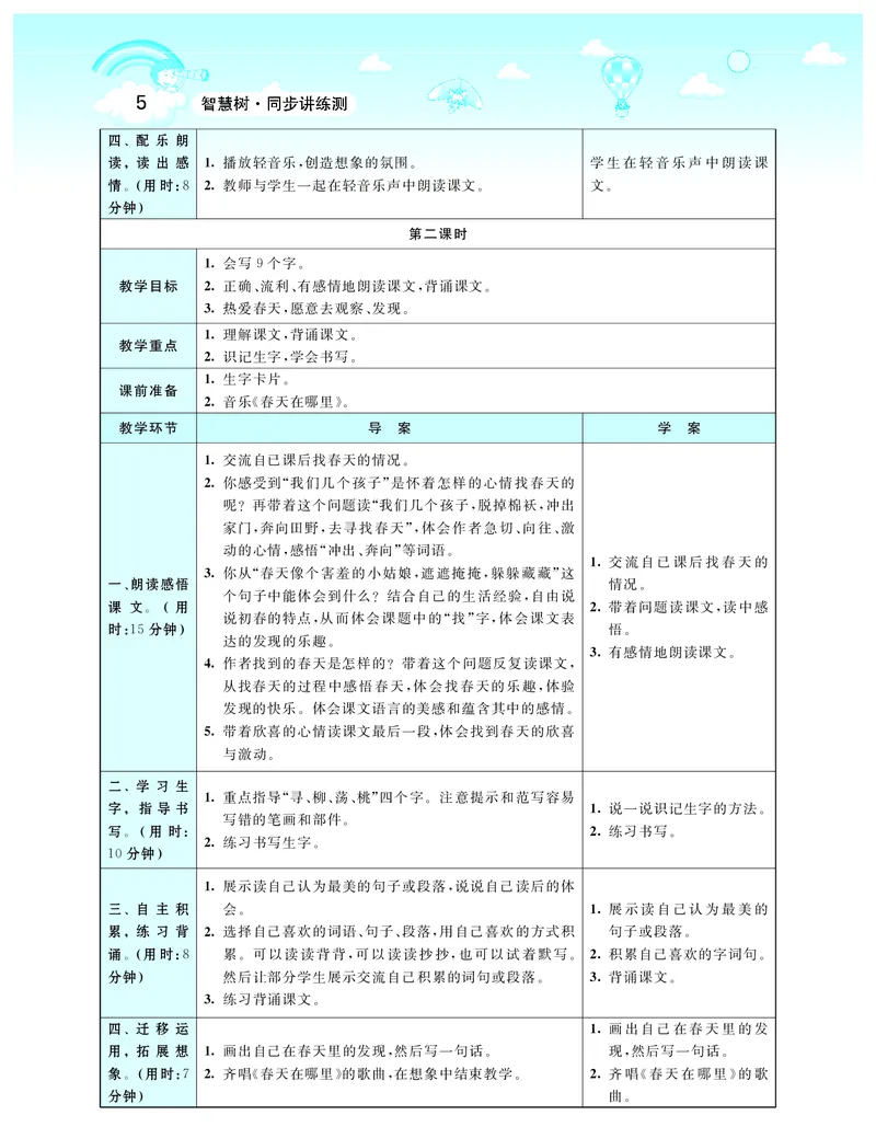 智慧树语文2年级下（RJ）_二年级上下册资料_小学二年级学习资料-25年更新版_2-02、小学二年级语文下册_2-2-3、课件、讲义、教案