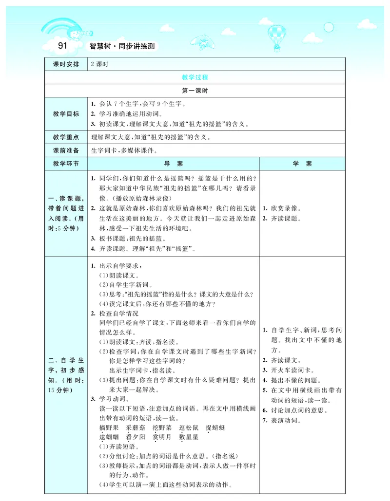 智慧树语文2年级下（RJ）_二年级上下册资料_小学二年级学习资料-25年更新版_2-02、小学二年级语文下册_2-2-3、课件、讲义、教案