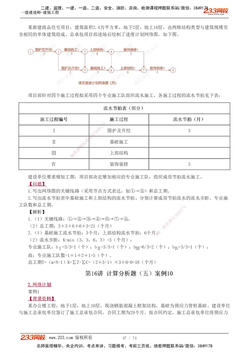 1-28_2026年一级建造师_2026年一建建筑_2025年一建建筑SVIP_04-冲刺串讲✿考点强化✿小灶集训_03-建筑《案例专项班》梁毛233