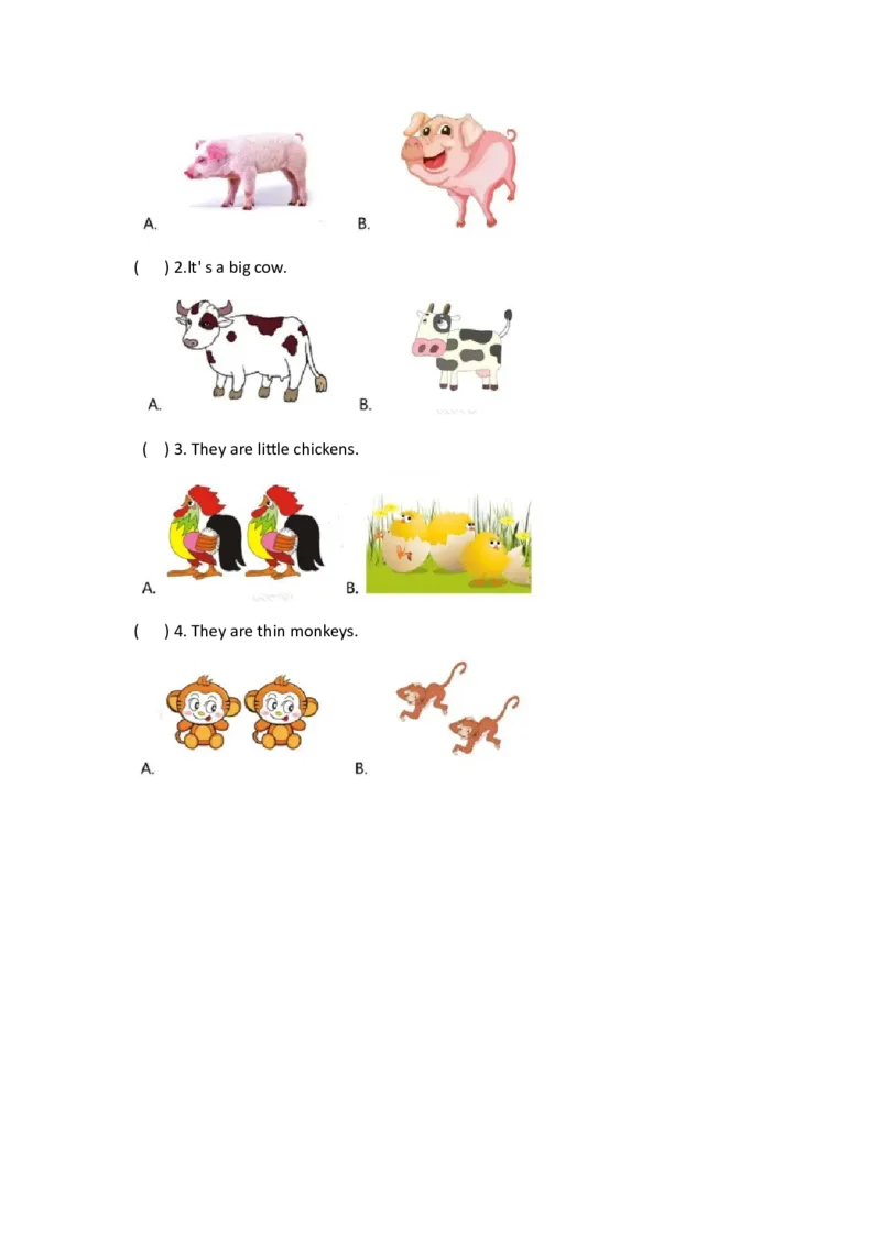 外研社版小学英语（一年级起点）一年级下册Module5同步练习_一年级上下册资料_小学一年级学习资料-25年更新版_1-06、小学一年级英语下册_1-6-1、知识点、测试卷、电子书_外研版一起点