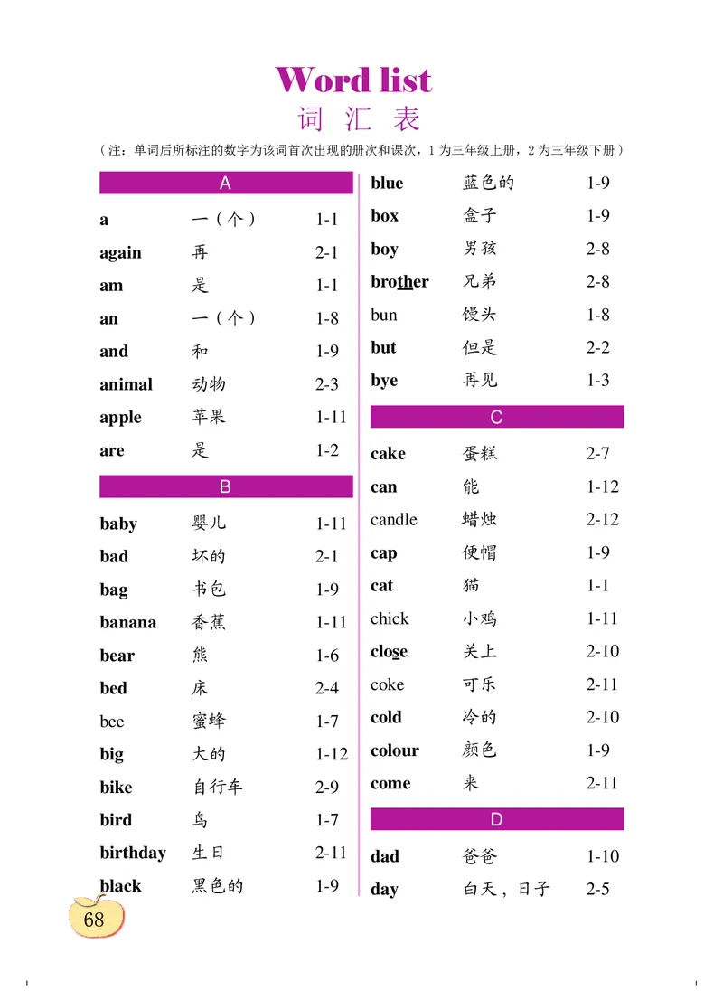 义务教育教科书&middot;英语（三年级起点）三年级下册（科普版）_三年级上下册资料_小学三年级学习资料-25年更新版_3-06、小学三年级英语下册_3-6-3、电子教材、课本