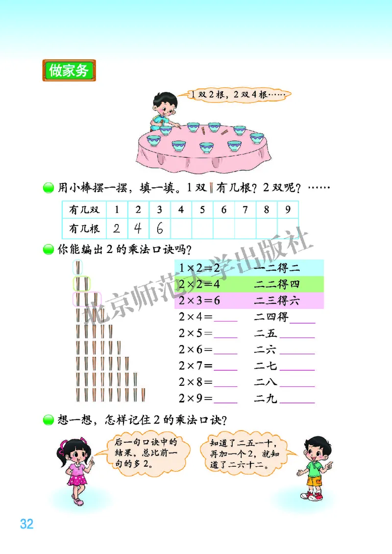北师大版二年级上册数学PDF电子课本_二年级上下册资料_小学二年级学习资料-25年更新版_2-03、小学二年级数学上册_2-3-4、电子教材、课本