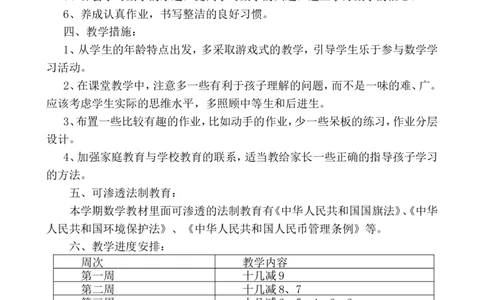 一年级苏教版一年级下册数学教学计划_一年级上下册资料_一年级上语数英上下册学习资料_3-6-4、小学一年级数学下册_苏教版_10、课件教案_苏教版课件教案