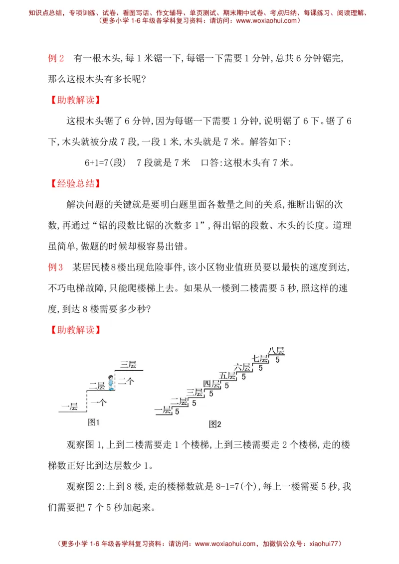 人教新课标一年级下册数学专题教程：第五模块&ldquo;锯木头&rdquo;类应用题_一年级上下册资料_一年级上语数英上下册学习资料_3-6-4、小学一年级数学下册_人教版_10、课件教案