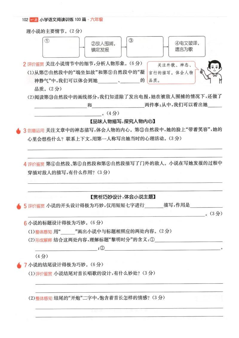 六年级25版《一本小学语文阅读训练100篇（第12版）》_25秋小学语数英习题试卷_语文_1-6年级25版《一本小学语文阅读训练100篇（第12版）》