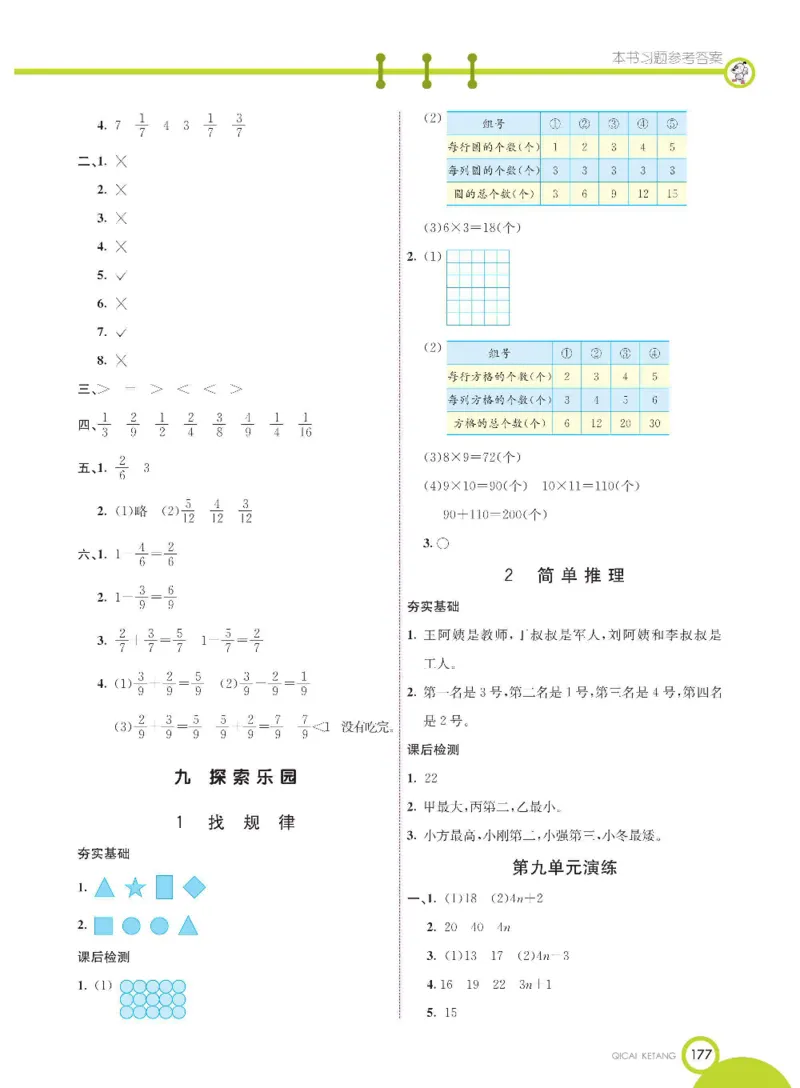 数学-冀教版三年级下册课堂全解_三年级上下册资料_小学三年级学习资料-25年更新版_3-04、小学三年级数学下册_3-4-4、电子教材、课本、预习_冀教版