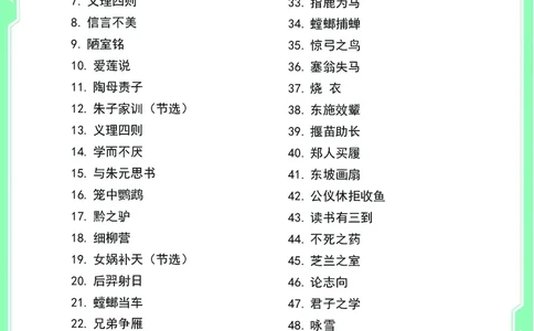 五年级文言文阅读理解52篇（含答案）_25秋小学语数英习题试卷_语文_小学文言文小古文练习