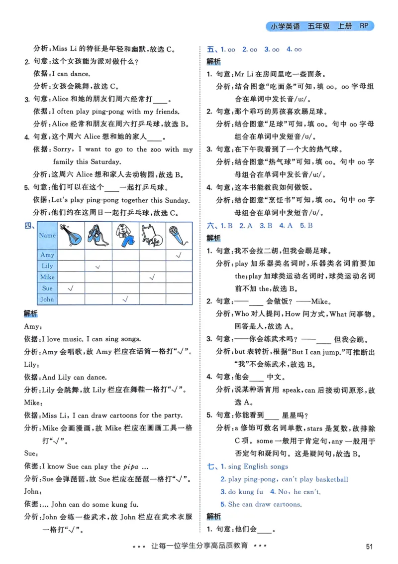 五年级英语上册人教PEP版25秋《53天天练》答案_25秋小学语数英习题试卷_英语_人教版_1-6年级英语上册人教PEP版25秋《53天天练》_五年级英语上册人教PEP版25秋《53天天练》