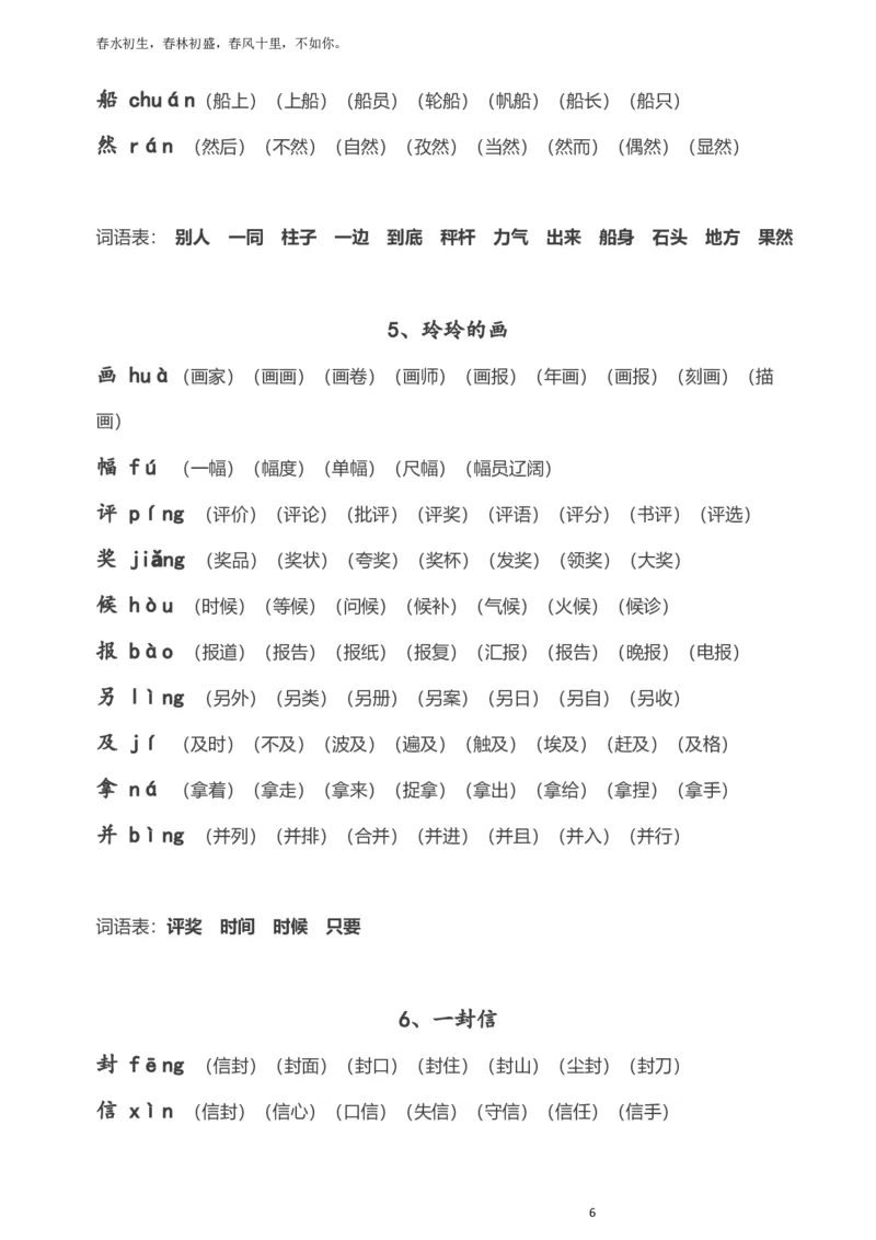 全册生字拼音组词_二年级上下册资料_二年级语数英上下册学习资料_3-7-1、小学二年级语文上册_统编、部编、人教（语文全国统一只有一个版）_1、知识点总结_专项-字词句子