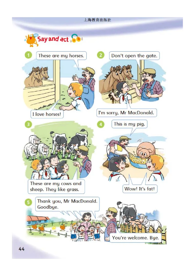 义务教育教科书&middot;英语（三年级起点）三年级下册（沪教版）_三年级上下册资料_小学三年级学习资料-25年更新版_3-06、小学三年级英语下册_3-6-3、电子教材、课本