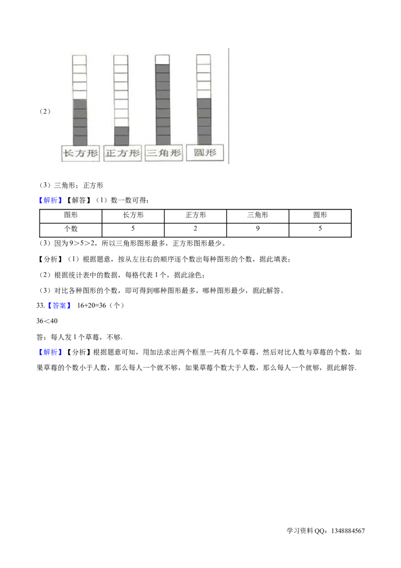 北师大版小学一年级下册月考数学试卷1（4月）（解析版）_一年级上下册资料_小学一年级学习资料-25年更新版_1-04、小学一年级数学下册_1-4-2、练习题、作业、试题、试卷_北师大版