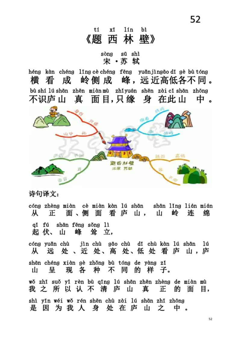 小学生必背75首古诗注音思维导图版_一年级上下册资料_小学一年级学习资料-25年更新版_1-00、幼小衔接_幼小衔接国学启蒙篇