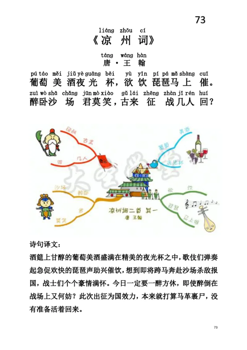 小学生必背75首古诗注音思维导图版_一年级上下册资料_小学一年级学习资料-25年更新版_1-00、幼小衔接_幼小衔接国学启蒙篇