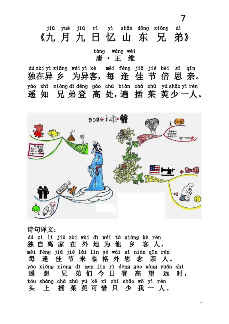 小学生必背75首古诗注音思维导图版_一年级上下册资料_小学一年级学习资料-25年更新版_1-00、幼小衔接_幼小衔接国学启蒙篇