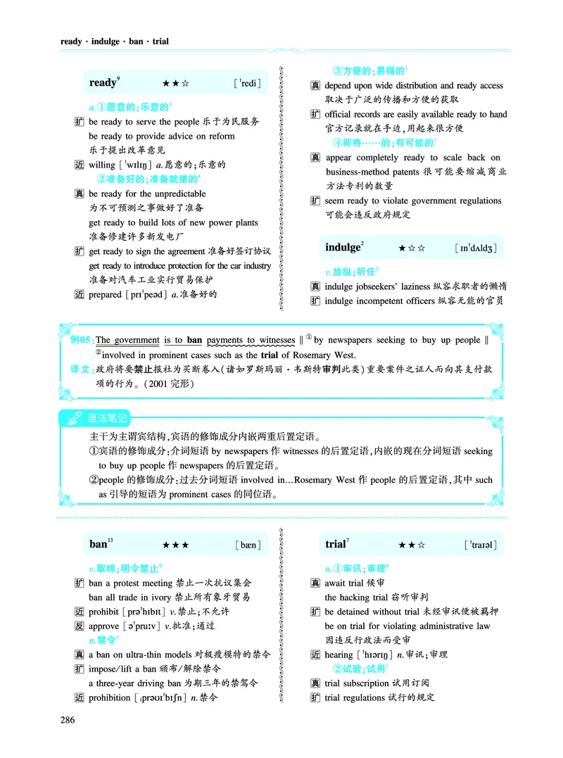 第四部分政策法规（第二板块核心词）_考研英语真题_考研英语（一）历年真题_单词资料_英语一黄皮书词汇电子版（语境例句版）