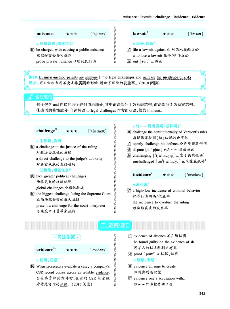 第四部分政策法规（第二板块核心词）_考研英语真题_考研英语（一）历年真题_单词资料_英语一黄皮书词汇电子版（语境例句版）