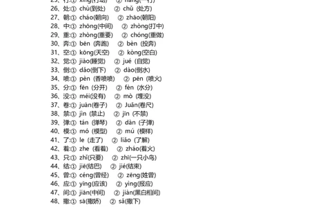 字词专项训练复习资料_二年级上下册资料_二年级语数英上下册学习资料_3-7-1、小学二年级语文上册_统编、部编、人教（语文全国统一只有一个版）_1、知识点总结_专项-字词句子