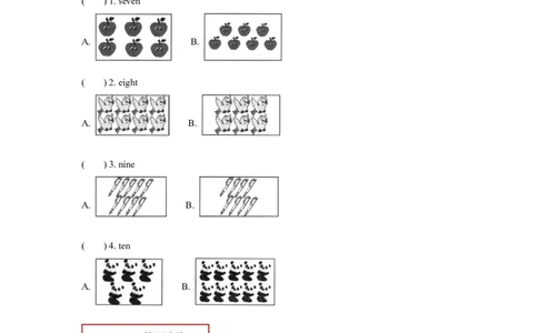 同步练习Module8Unit1（外研）_一年级上下册资料_一年级上语数英上下册学习资料_3-6-5、小学一年级英语上册_外研版一起点_2、同步练习_Module8