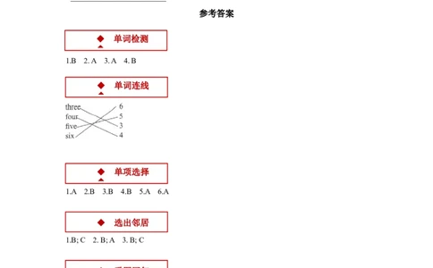 同步练习Module8Unit1（外研）_一年级上下册资料_一年级上语数英上下册学习资料_3-6-5、小学一年级英语上册_外研版一起点_2、同步练习_Module8