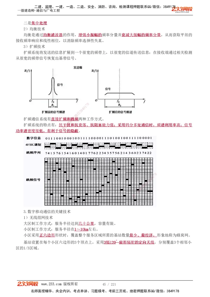 1-2_2026年一级建造师_2026年一建通信_2025年一建通信SVIP_04-冲刺串讲✿考点强化✿小灶集训_02-通信《高频考点班》杨鹏233推荐
