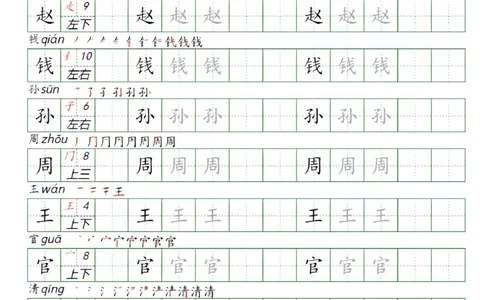 最新版一年级语文下册识字表练字帖_一年级上下册资料_小学一年级学习资料-25年更新版_1-02、小学一年级语文下册_3-6-2-1、复习、知识点、归纳汇总_部编（人教）版