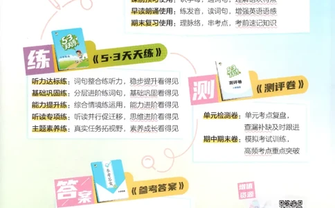 三年级英语上册教科广州专版25秋《53天天练》_25秋小学语数英习题试卷_英语_3-6年级英语上册教科广州专版25秋《53天天练》_三年级英语上册教科广州专版25秋《53天天练》