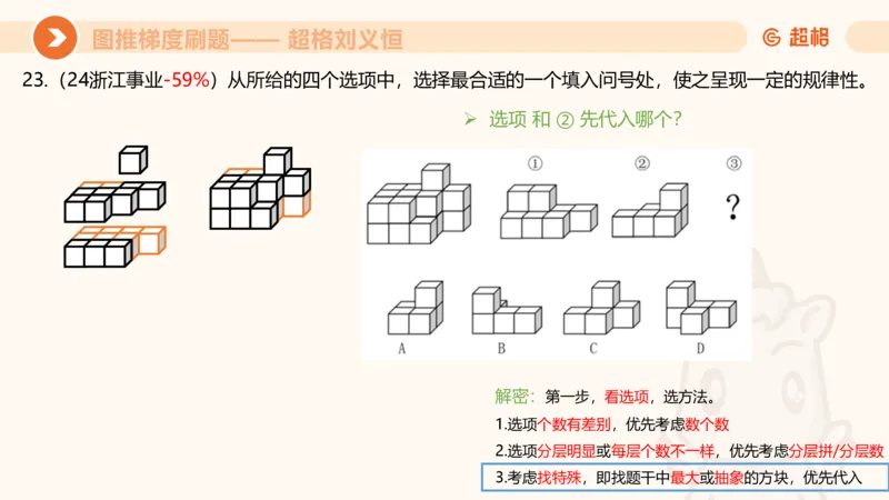 图推梯度刷题（四）公众号：引航小鲸鱼_2026考公资料_（06）高照_2026年CG（五合一）行测+申论夸夸刷_判断推理_图形推理_课件