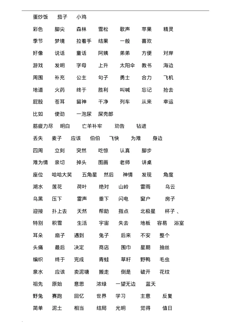 最新版部编版二年级下册语文期末总复习知识点梳理_二年级上下册资料_小学二年级学习资料-25年更新版_2-02、小学二年级语文下册_2-2-1、复习、知识点、归纳汇总