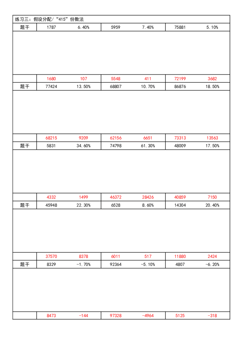 四海速算练习册无过程答案_2026考公资料_花生十三合集_旗舰班-国考2025花生十三旗舰班（花生行测+飞扬申论）⭐_1.花生十三行测（系统班+刷题班）_资料分析速算课