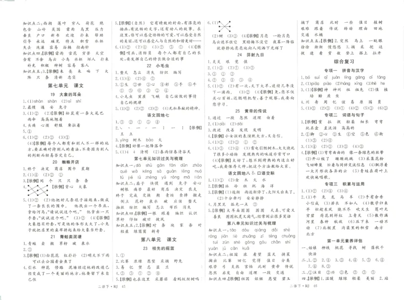 优翼&middot;学练优.T3.二年级语文.下：RJ_二年级上下册资料_53黄冈多个品牌系列资料_语文