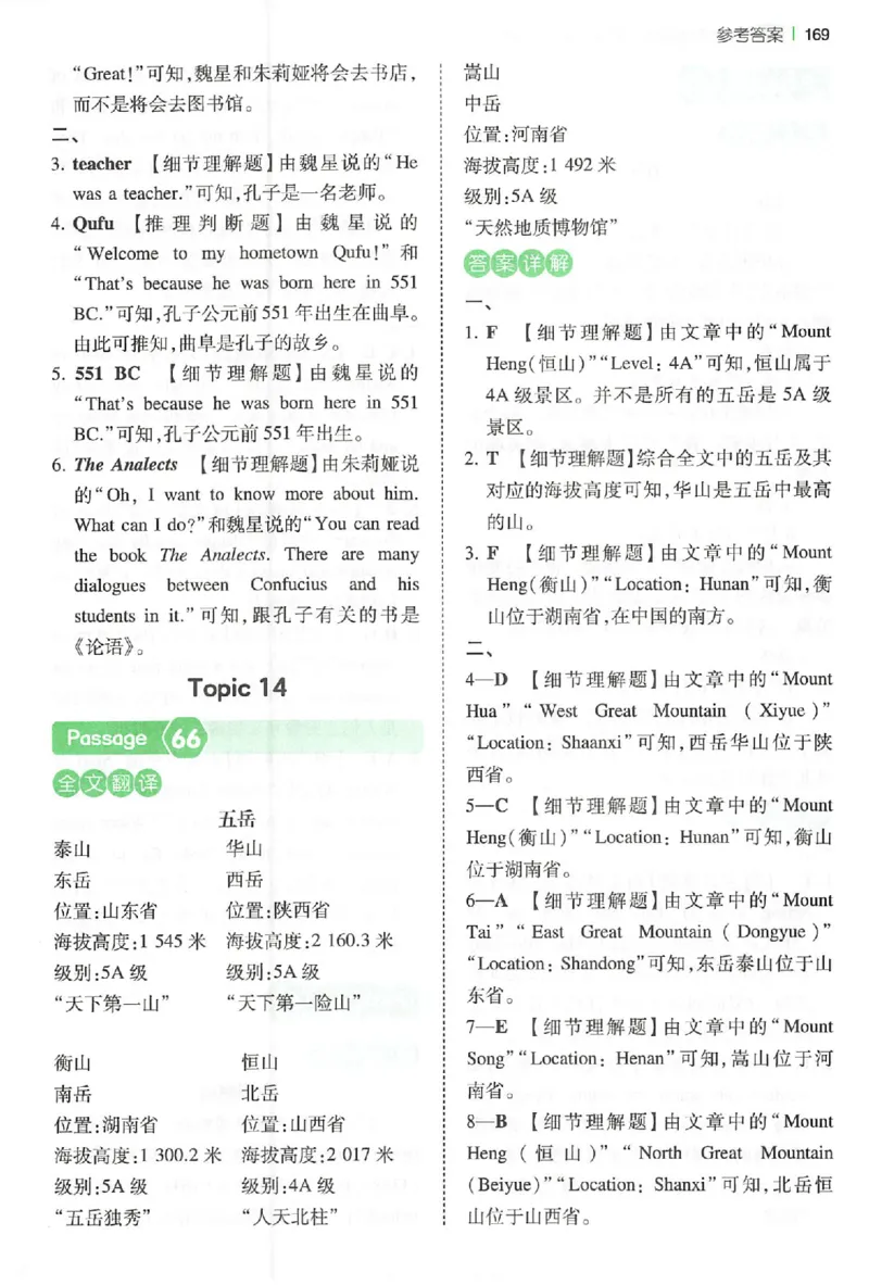 五年级26版《一本小学英语阅读训练100篇》（第9次修订）答案_25秋小学语数英习题试卷_英语_3-6年级26版《一本小学英语阅读训练100篇》（第9次修订）