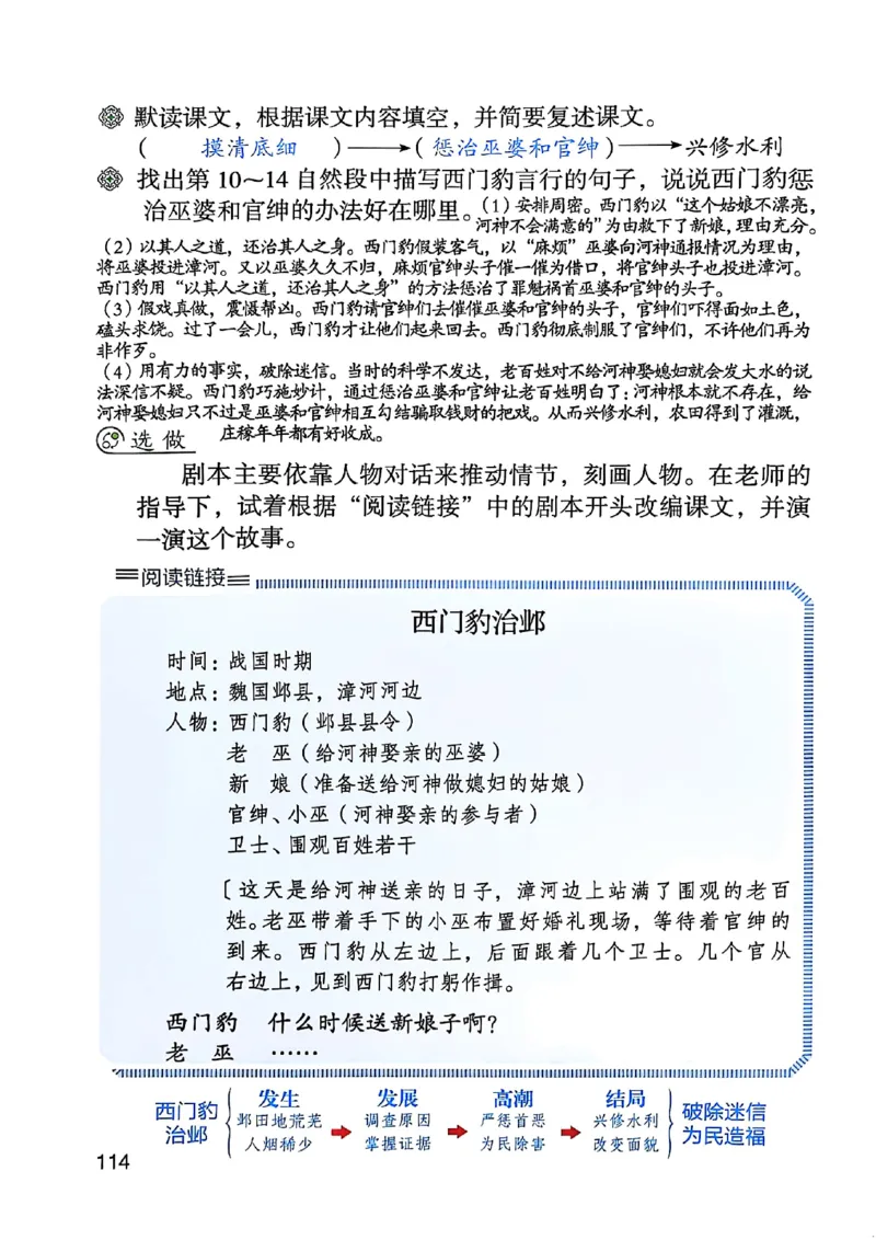 四上语文《课堂笔记》_2025秋《课堂笔记预习课》语文1-6