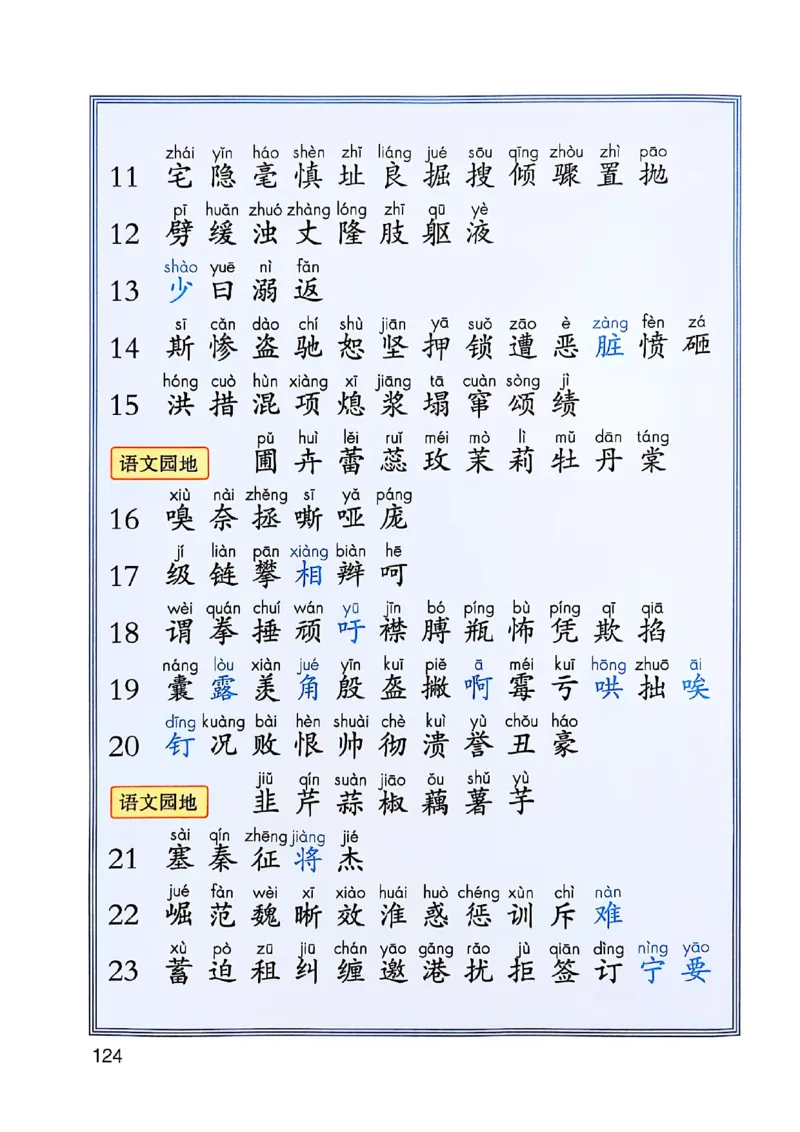 四上语文《课堂笔记》_2025秋《课堂笔记预习课》语文1-6