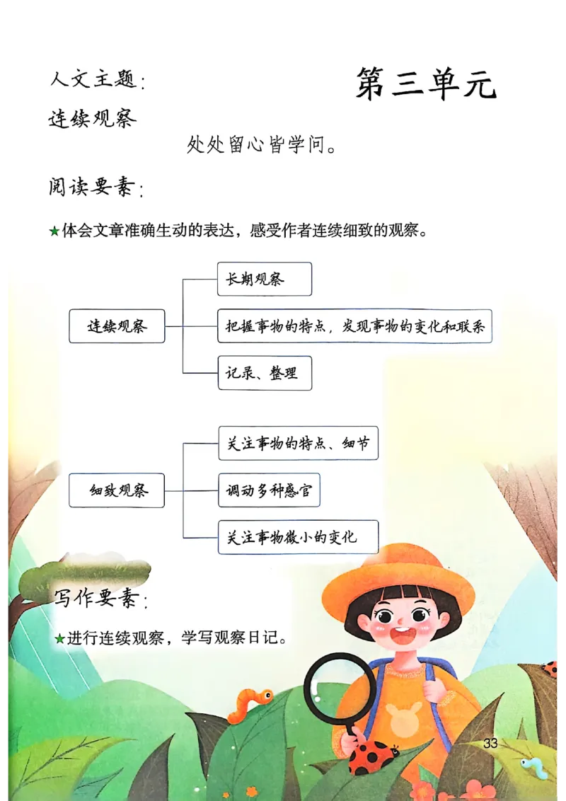 四上语文《课堂笔记》_2025秋《课堂笔记预习课》语文1-6