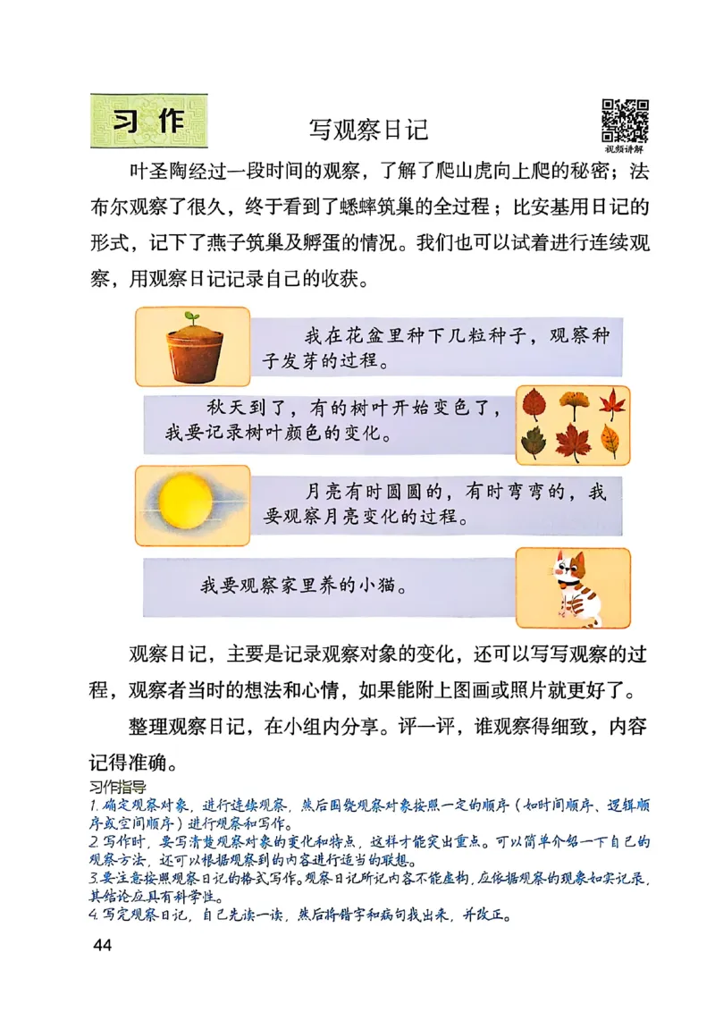 四上语文《课堂笔记》_2025秋《课堂笔记预习课》语文1-6