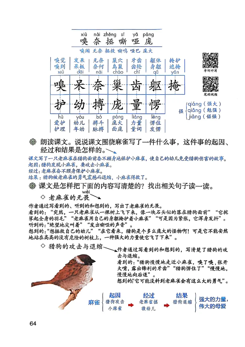 四上语文《课堂笔记》_2025秋《课堂笔记预习课》语文1-6