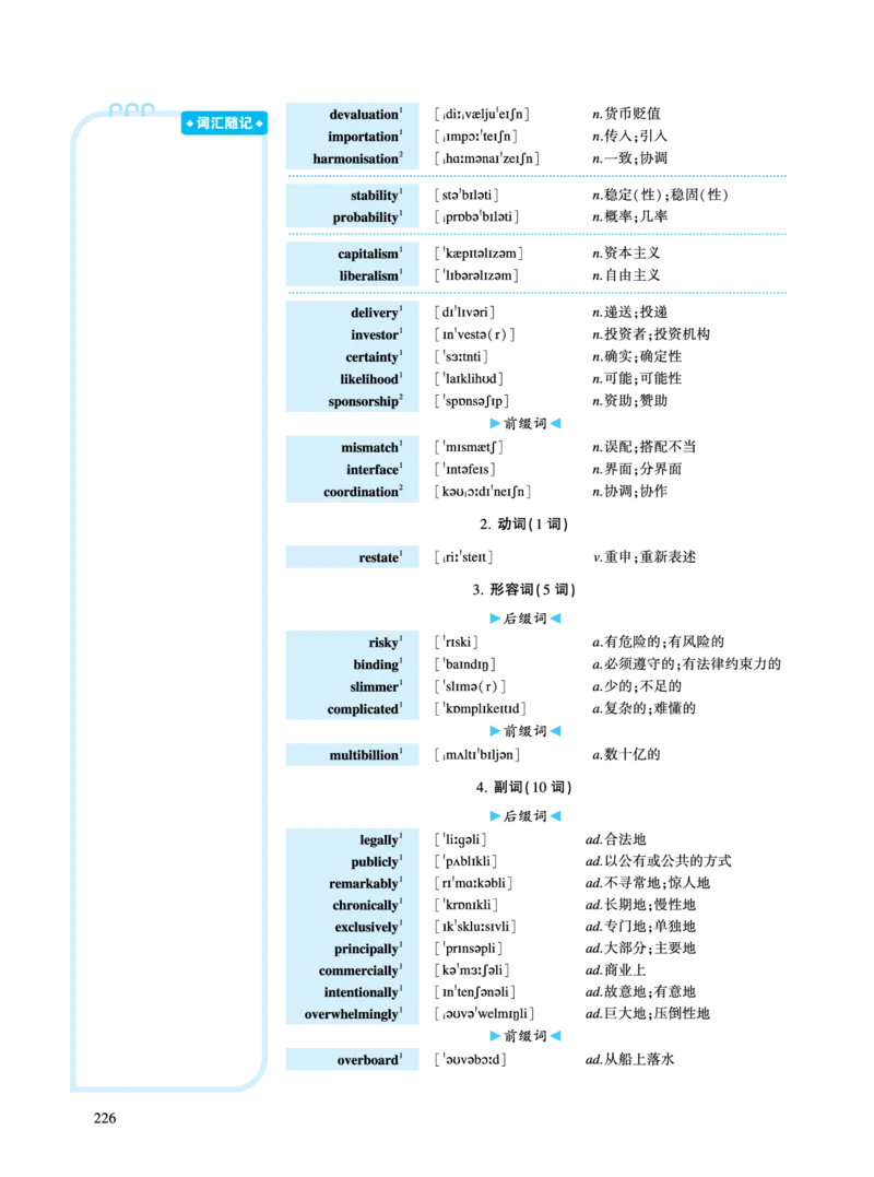 第三部分商业经济（第一板块必考词）_考研英语真题_考研英语（二）历年真题_单词资料_英语二黄皮书词汇电子版（语境例句版）