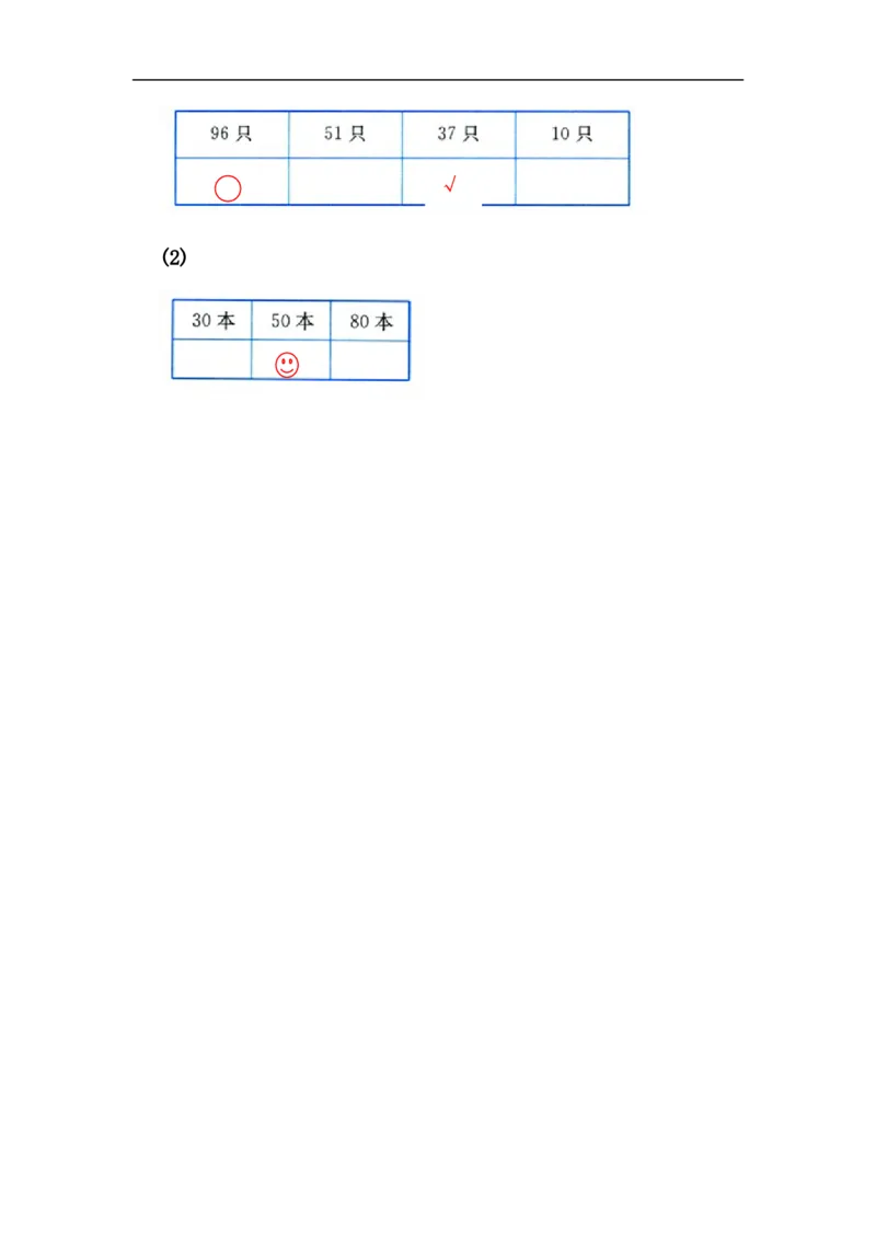 小学一年级下册人教版-单元课后练习题-含答案-3.5多一些、少一些，多得多、少得多_一年级上下册资料_一年级上语数英上下册学习资料_3-6-4、小学一年级数学下册_人教版_2、同步练习_第1套