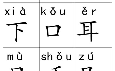 带拼音生字卡片_一年级上下册资料_一年级上语数英上下册学习资料_3-6-1、小学一年级语文上册_统编、部编、人教（语文全国统一只有一个版）_1、知识点总结_专项-拼音生字