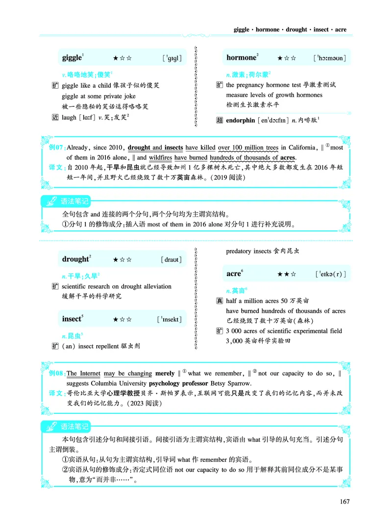 第二部分科学技术（第二板块核心词）_考研英语真题_考研英语（二）历年真题_单词资料_英语二黄皮书词汇电子版（语境例句版）