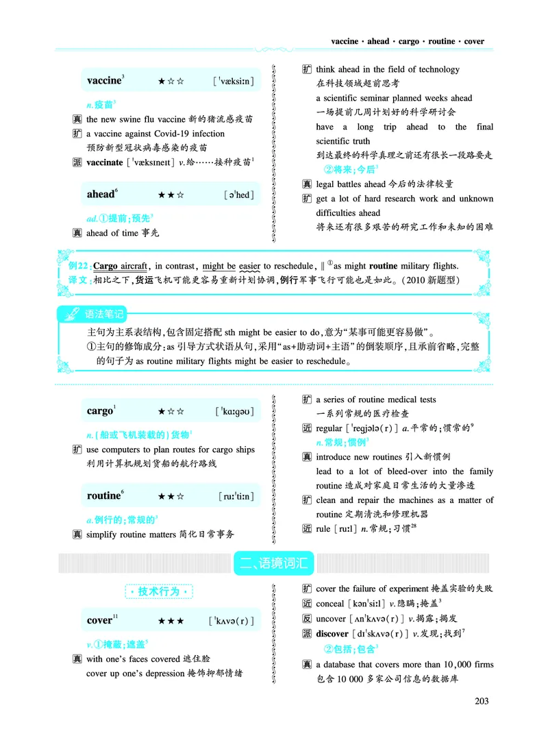 第二部分科学技术（第二板块核心词）_考研英语真题_考研英语（二）历年真题_单词资料_英语二黄皮书词汇电子版（语境例句版）