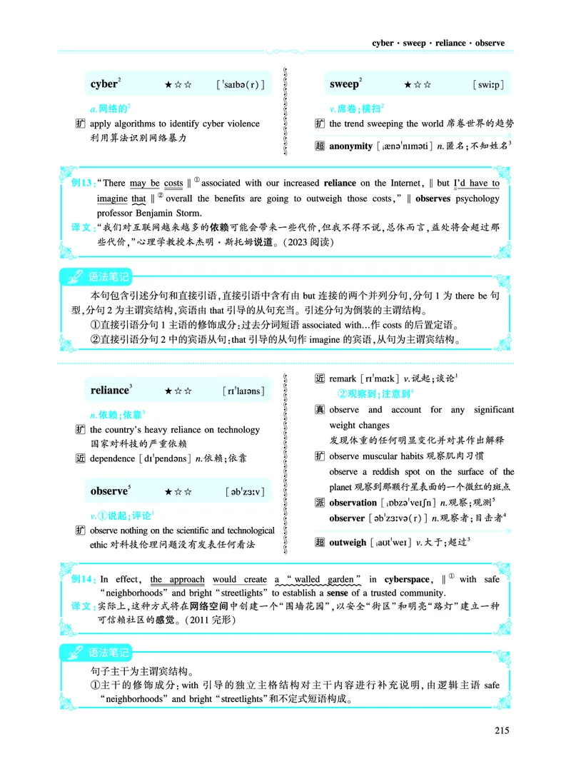 第二部分科学技术（第二板块核心词）_考研英语真题_考研英语（二）历年真题_单词资料_英语二黄皮书词汇电子版（语境例句版）