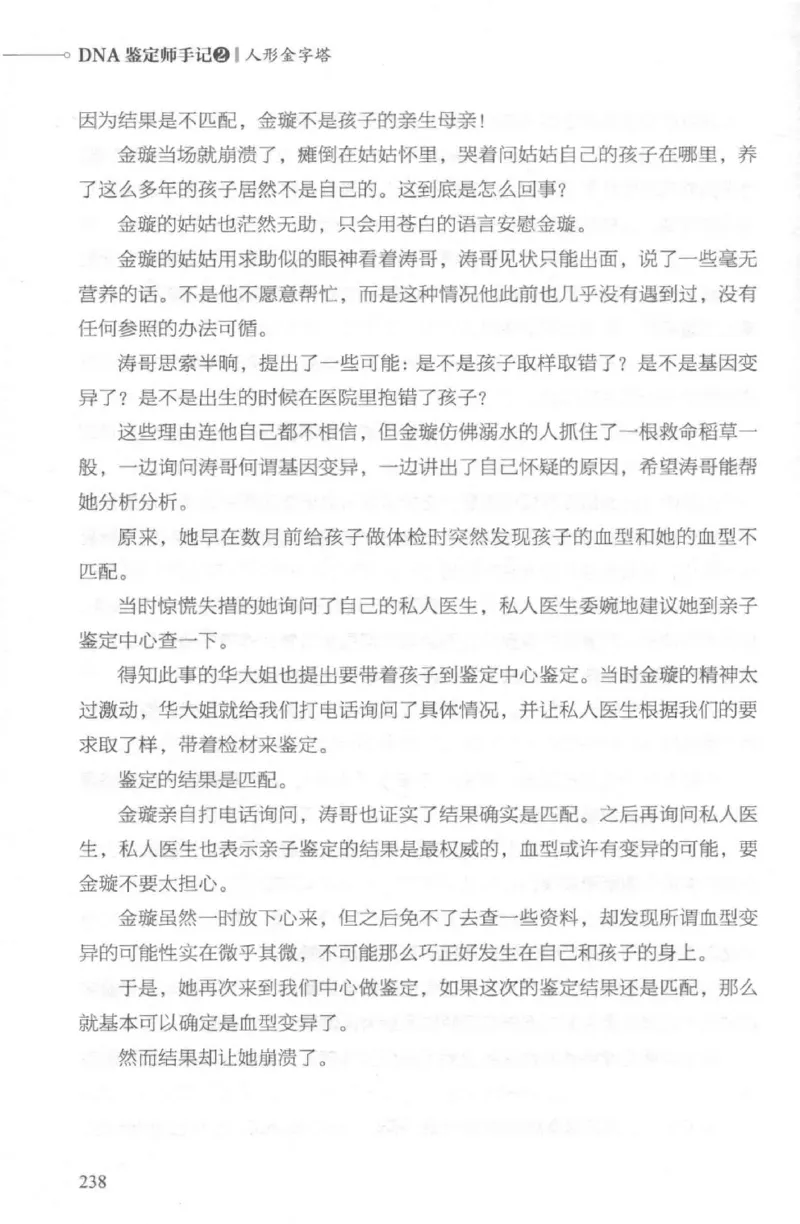 03.《DNA鉴定师手记-2-人形金字塔》[小鉴定师大宝编著][北京日报出版社][978-7-5477-2618-1][2018.6][P277]_绝版书_天涯系列_t涯_《天涯神贴去水印纯干货收藏版-汇总版》天涯的干货[pdf]