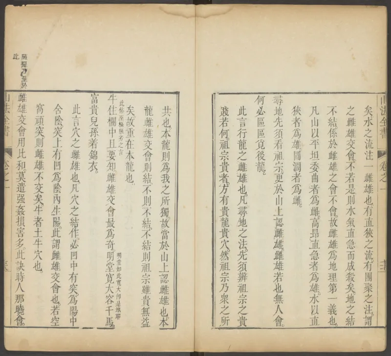 峦头心法图诀.二卷.清.蔡麟士.著.清咸丰四年广州儒雅堂发兑.西园书屋藏板_t涯_绝版古籍电子书合集（13大类）_易经类