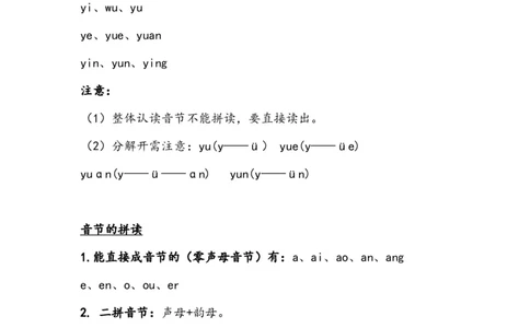 人教小学语文1上知识要点_小学语文一至六年级上下册电子版PDF单元知识点考试重点难点解析_知识点归纳总结人教小学语文1上